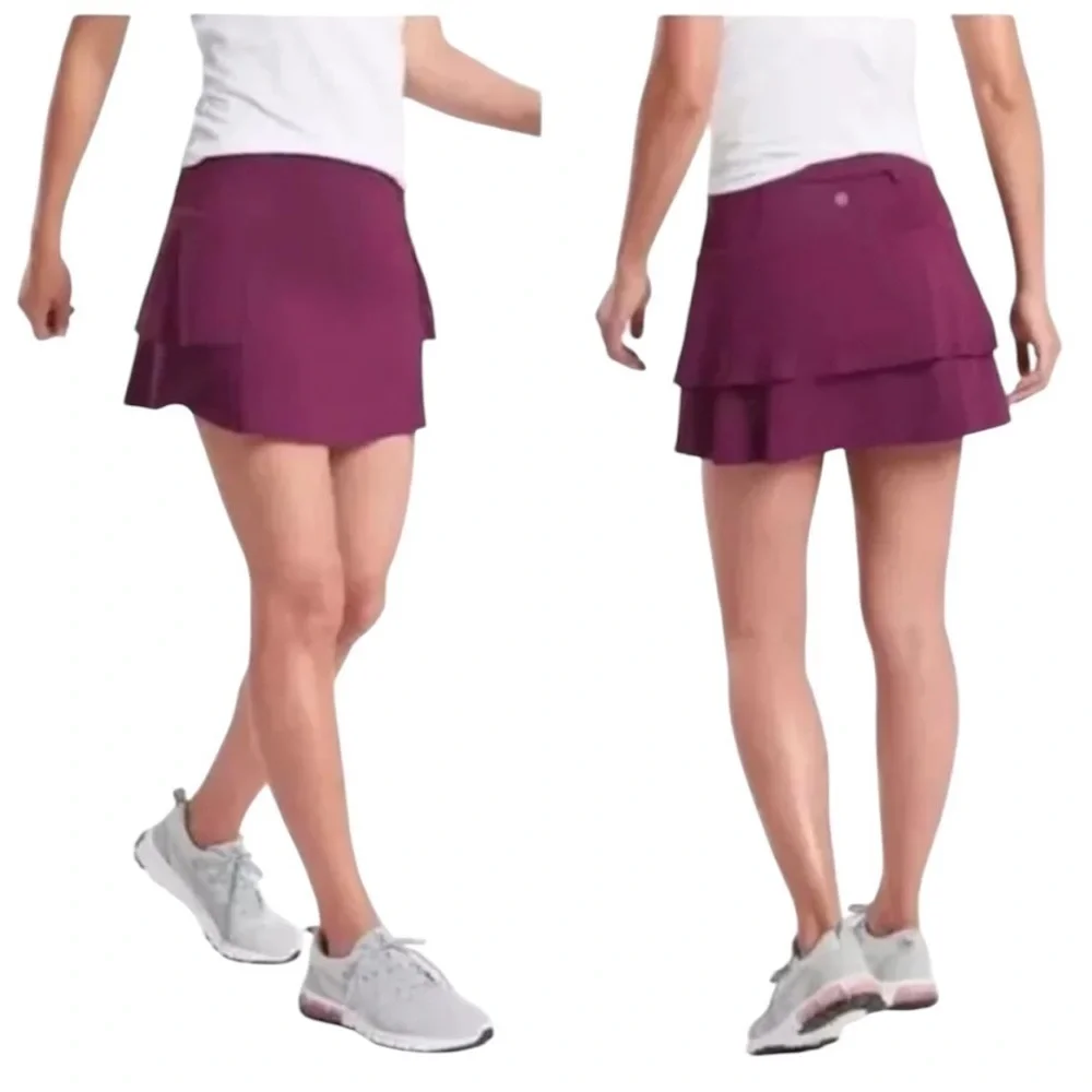 Athleta Momentum Skort Beach Plum Activewear Size XS
